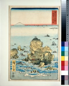 Futamigaura in de provincie Ise door Utagawa II Hiroshige