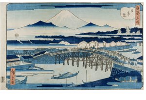 Nihonbashi uit de serie Beroemde Plaatsen van de Oostelijke Hoofdstad