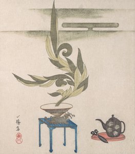Bloemstuk, 19e eeuw door Utagawa Itchinsai