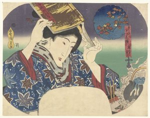 Bunya no Yasuhide door Utagawa Kunisada (I)