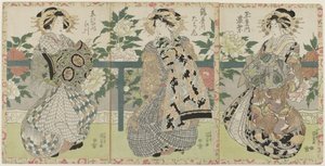 Drie courtisanes door Utagawa Kunisada (I)