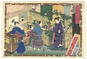 Hoofdstuk 4 Getrouwe afbeeldingen van de Schitterende Prins Sono sugata Hikaru no utsushi-e (serie) door Utagawa Kunisada (I)