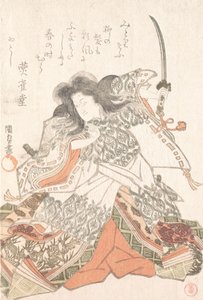 Acteur als Tokihira, waarschijnlijk 1815 door Utagawa Kunisada