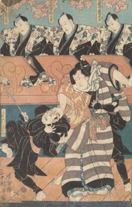 Album van dertig acteurafdrukken, 19e eeuw door Utagawa Kunisada