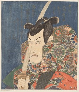 Ichikawa Danjūrō VII gekleed voor een rol door Utagawa Kunisada