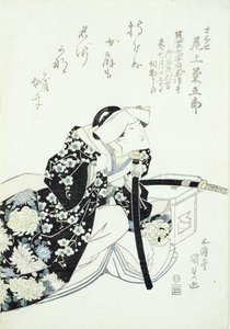 Kikugoroi Onoe in de rol van Tonase door Utagawa Kunisada
