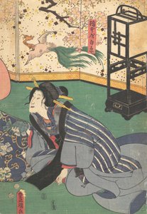 Print, 19e eeuw door Utagawa Kunisada