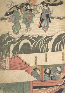 Print, 19e eeuw door Utagawa Kunisada