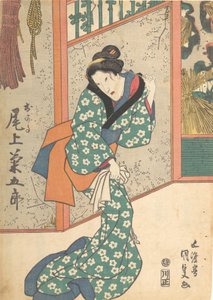 Prent, 19e eeuw door Utagawa Kunisada