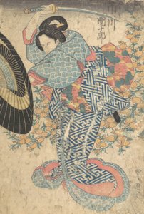 Print, 19e eeuw door Utagawa Kunisada