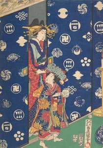 Prent, 19e eeuw door Utagawa Kunisada
