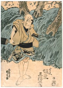 De Acteur, Bando Mitsugoro, 1844 door Utagawa Kunisada