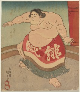 De sumoworstelaar Hiodoshi Rikiya II