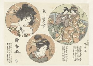 Vrouwenportretten door Utagawa Kuniyasu