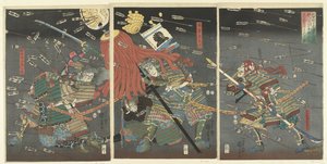 De laatste aanval van de Kusunoki te Shijonawate