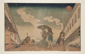 Kasumigaseki door Utagawa Kuniyoshi
