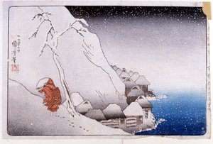 Leven van Nichiren door Utagawa Kuniyoshi