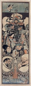 Zeven Gelukkige Goden door Utagawa Kuniyoshi