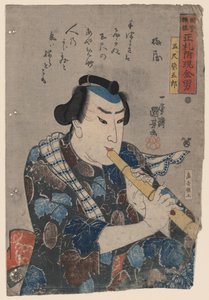 Shakuhachi-speler