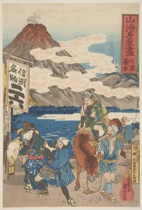 Shinano: Soba door Utagawa Kuniyoshi
