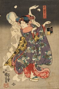 De Geest van Oiwa door Utagawa Kuniyoshi