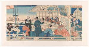 Amerikaans handelshuis in Yokohama