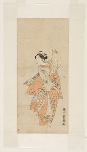 Geisha dansend door Utagawa Toyoharu
