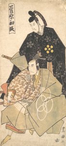 Act I van het drama Sugawara door Utagawa Toyokuni I