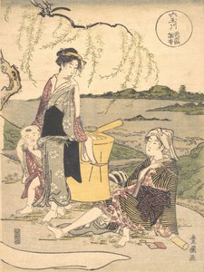 Chofu no Tamagawa door Utagawa Toyokuni I