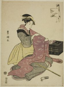 De twaalfde maand (Goku getsu), uit de serie "Modieuze twaalf maanden (Furyu junikagetsu)"