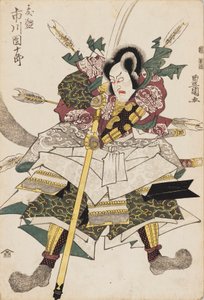 Ukiyo-e prent - Ichikawa Danjuro IV, ca. 1780-1825
