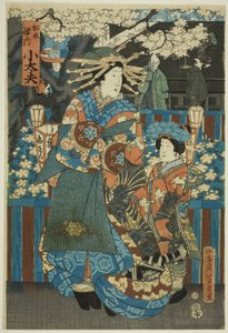 Kodaiyû van het Huis Matsumoto door Utagawa Yoshiiku
