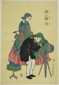Franse Fotograaf door Utagawa Yoshikazu
