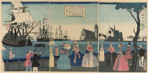 Engeland (Igirisu koku) door Utagawa Yoshitora