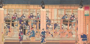 Geïmporteerde Zijde Wikkelmachine in Tsukiji in Tokio