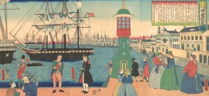 Parijs, Frankrijk, 6e maand, 1862 door Utagawa Yoshitora