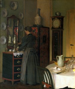 Theetijd, 1898 door Valdemar Kornerup