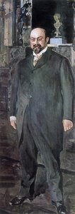 Mikhail Abramaovich Morozov door Valentin Aleksandrovich Serov