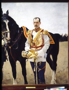 Portret van groothertog Paul Alexandrovich van Rusland door Valentin Aleksandrovich Serov