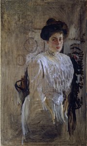 Portret van Margarita Kirillovna Morozova, geboren Mamontova 1873-1958, 1910 door Valentin Aleksandrovich Serov