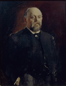 Portret van Savva Mamontov 1841-1918, 1890 door Valentin Aleksandrovich Serov