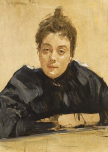 Portret van de kunstenaar Maria Yakunchikova-Weber door Valentin Aleksandrovich Serov