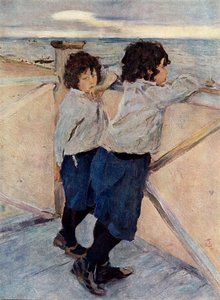Kinderen, 1899, 1939 door Valentin Aleksandrovich Serov
