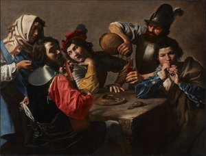 Het concert door Valentin de Boulogne