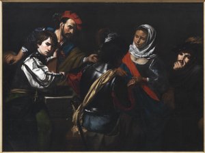 De waarzegster door Valentin de Boulogne