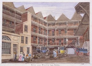 Bull and Mouth Street, Londen door Valentine Davis