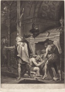 Miravan Opent het Graf van Zijn Voorouders, 1772 door Valentine Green