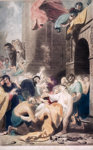 De steniging van St. Stefanus, 1801 door Valentine Green