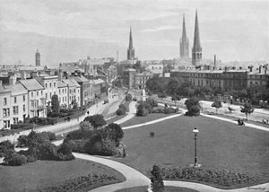 Coventry: De Drie Torenspitsen, ca. 1896