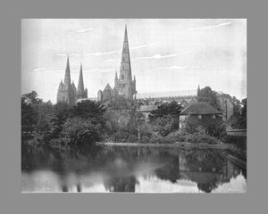 Lichfield Kathedraal, c1900